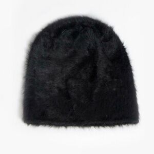 REINHARD PLANK cuffia angora beanie